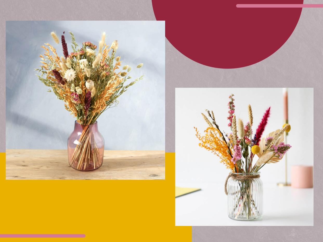 <p>Whether you want to brighten up a boring bathroom or to celebrate a special occasion, a dried flower bouquet is a stylish choice that’s always in season</p> (iStock/The Independent)