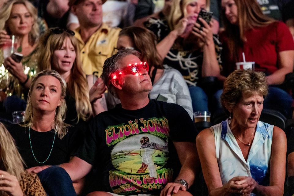 Fans wait for Elton John to perform at Vivint Arena in Salt Lake City on Wednesday, Sept. 4, 2019. | Scott G Winterton, Deseret News