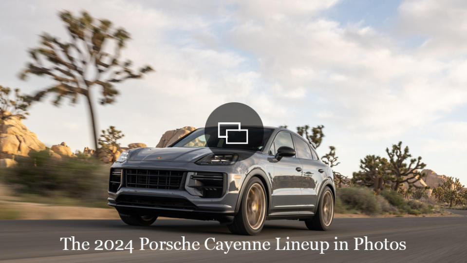 Driving the  2024 Porsche Cayenne Turbo GT. 