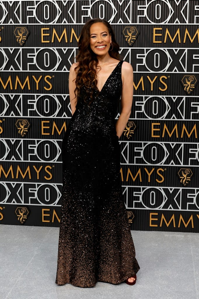 Tawny Cypress attends the 75th Primetime Emmy Awards at Peacock Theater on January 15, 2024 in Los Angeles, California.