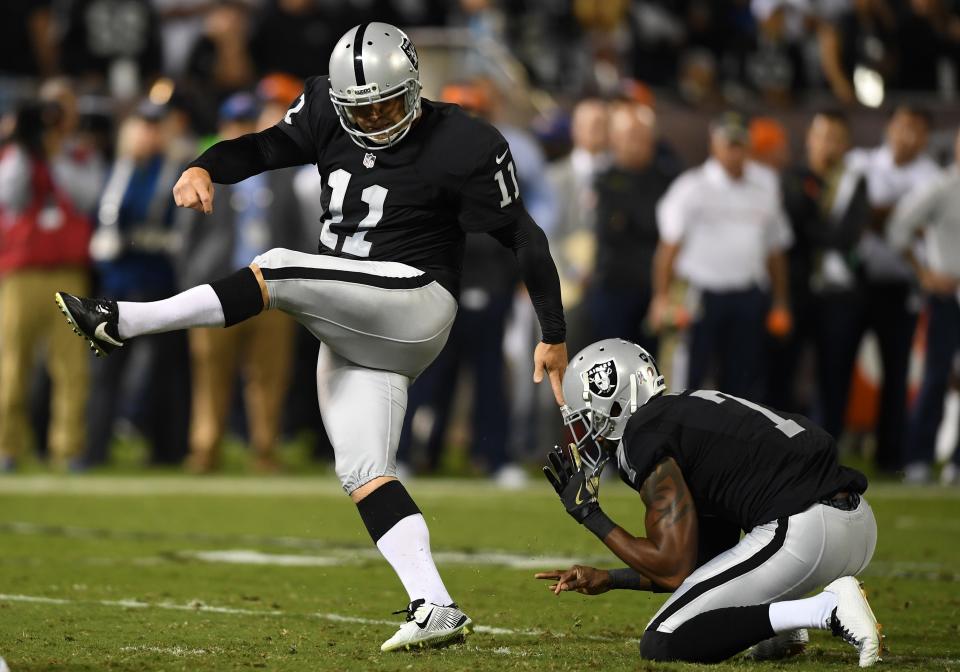 Seabreeze grad Sebastian Janikowski retired in 2019 as the all-time leading scorer in Raiders franchise history.