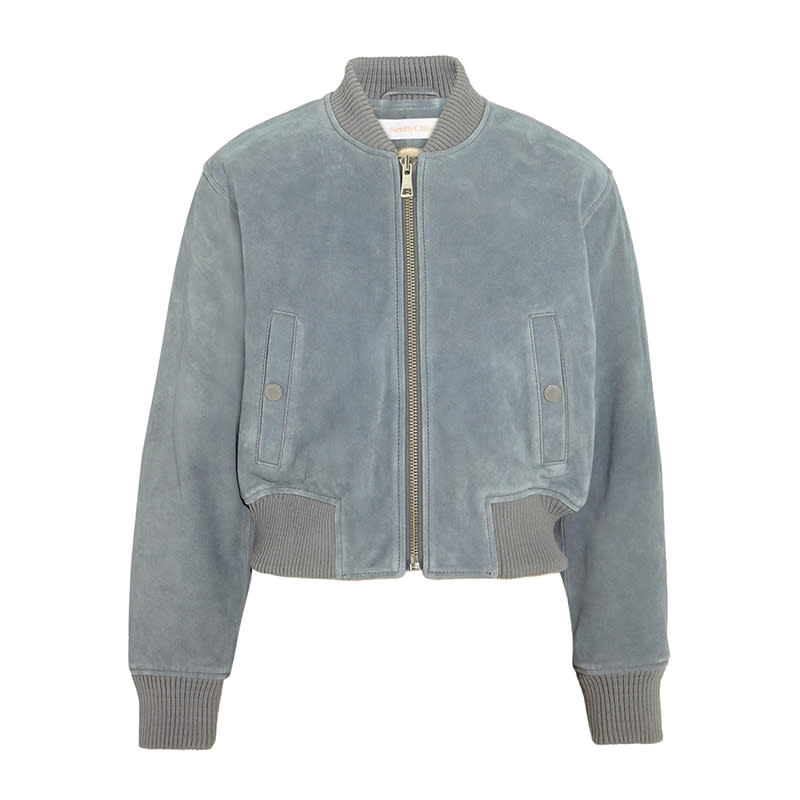 <a rel="nofollow noopener" href="http://rstyle.me/~9NMtu" target="_blank" data-ylk="slk:Suede Bomber Jacket, See by Chloe, $715;elm:context_link;itc:0;sec:content-canvas" class="link ">Suede Bomber Jacket, See by Chloe, $715</a>