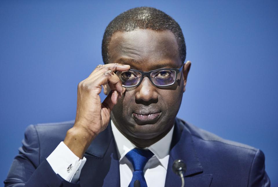 Credit Suisse chief executive officer Tidjane Thiam attends the annual shareholders meeting of the Swiss banking group in Zurich on April 28, 2017. / AFP PHOTO / Michael Buholzer        (Photo credit should read MICHAEL BUHOLZER/AFP via Getty Images)