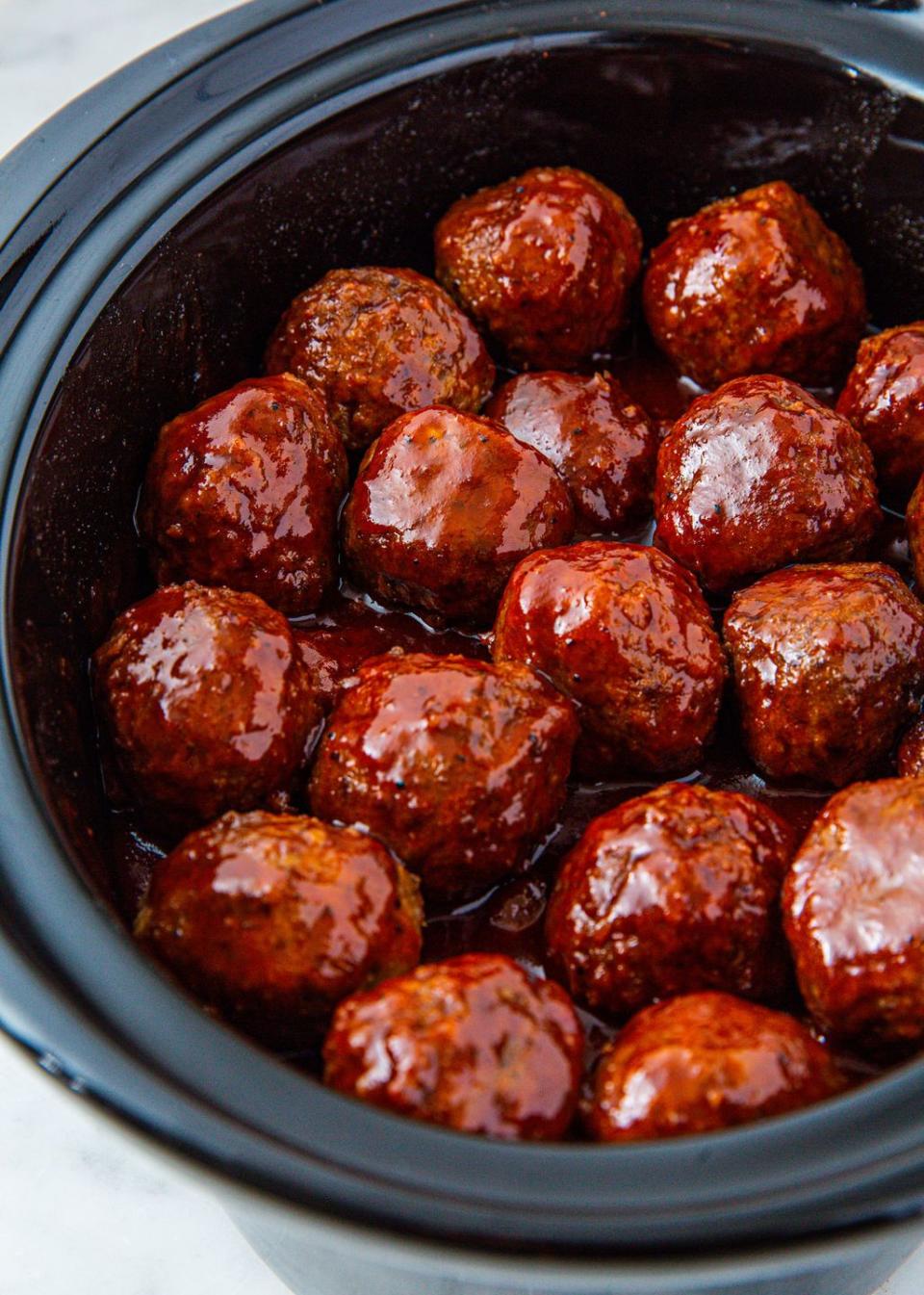 Slow-Cooker Grape Jelly Meatballs