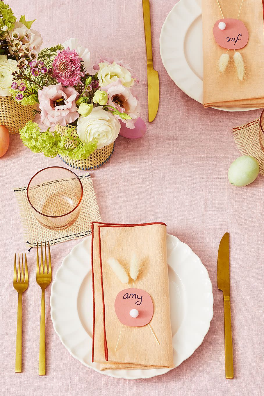 Bunny Tail Place Settings