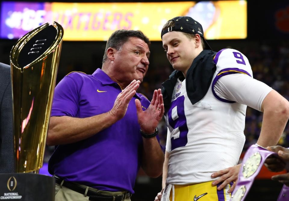 Ed Orgeron, Joe Burrow