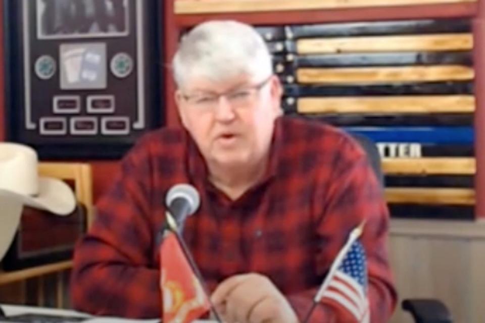 Brian Pritchard has been found to have voted illegally after claiming voter fraud (Screenshot / YouTube / Brian Pritchard)