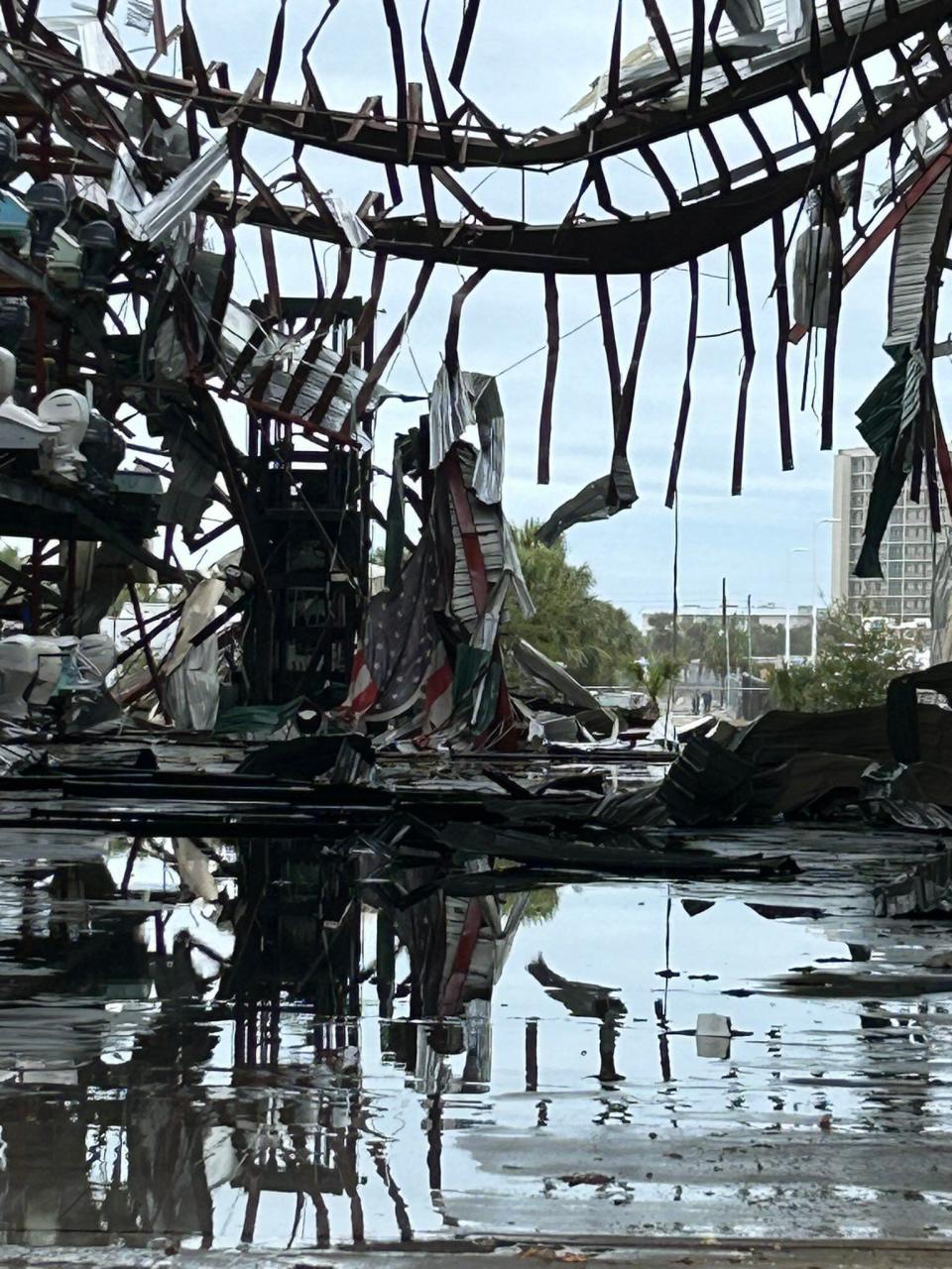 Storms left a path of destruction across the Florida Panhandle.