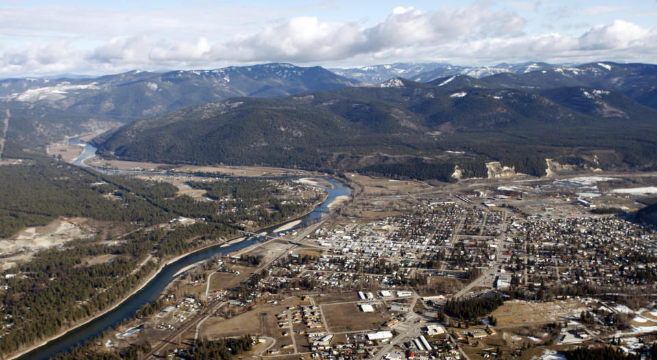 The town of Libby in northwestern Montana. (Rick Bowmer / AP)
