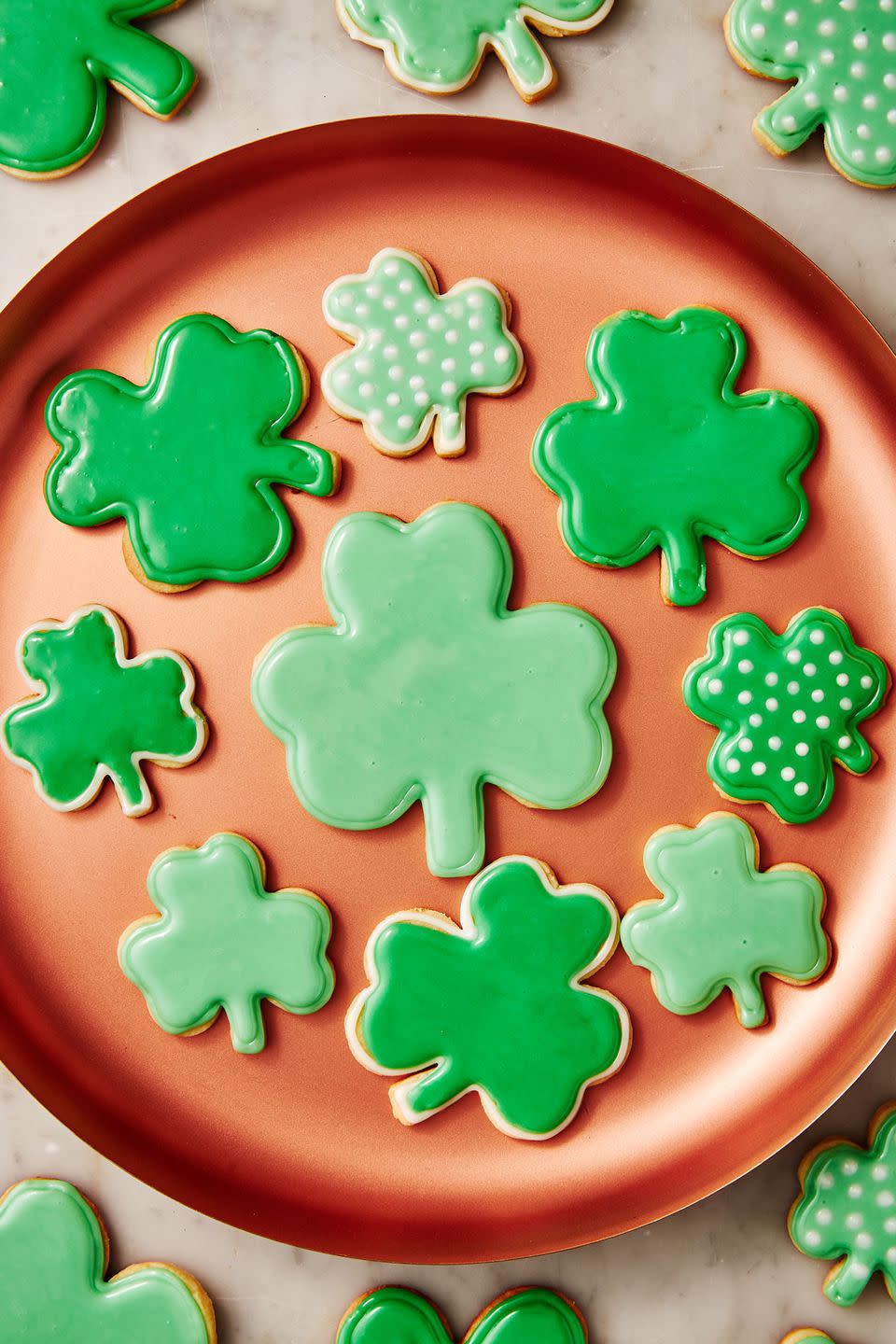 shamrock sugar cookies