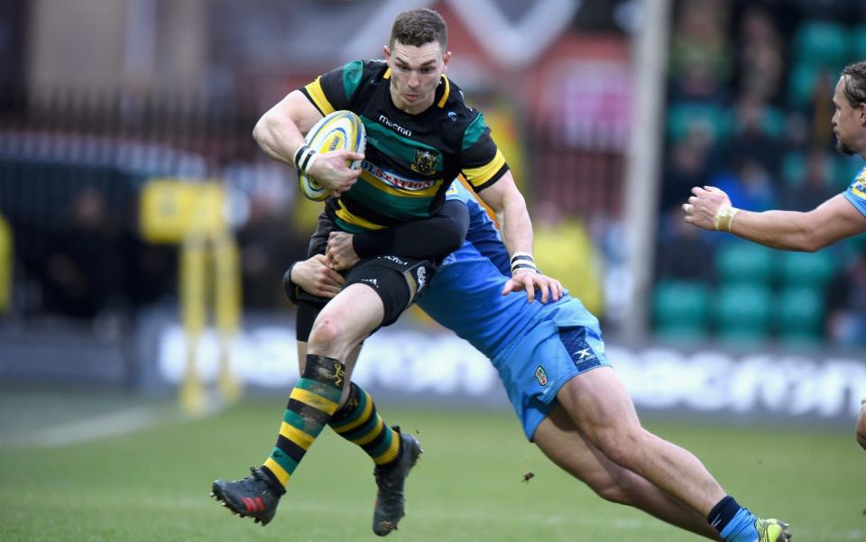 George North evades a tackle as he leads Saints to the win - Getty Images Europe