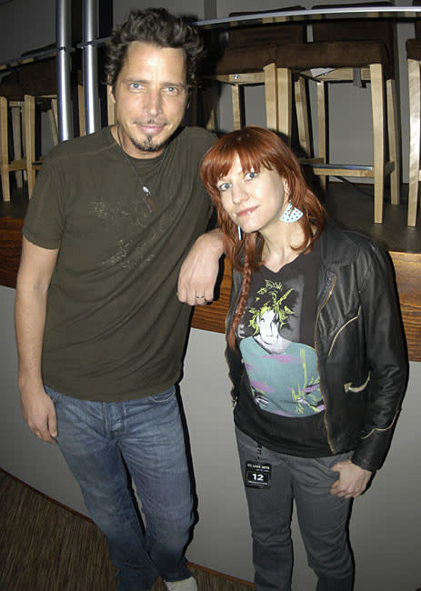Chris Cornell with Yahoo Music editor Lyndsey Parker in 2007