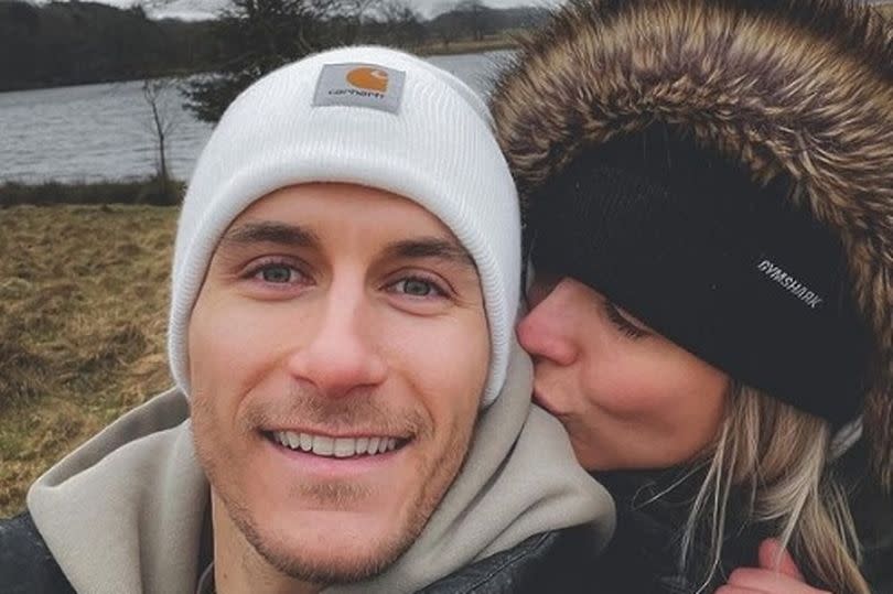 Gemma and Gorka when they got engaged in 2021 -Credit:Gemma Atkinson Instagram
