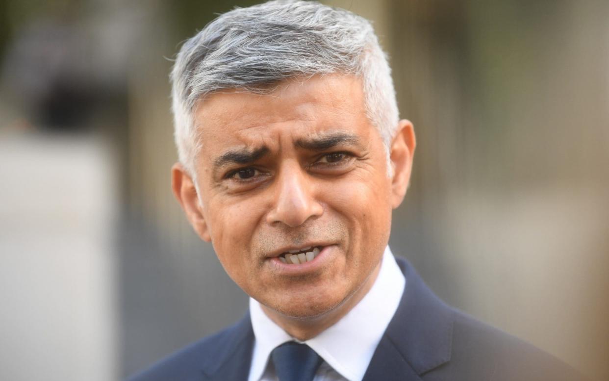 London's Mayor, Sadiq Khan, hit back at Boris Johnson after the Prime Minister placed TfL's financial problems at his door - Getty Images Europe