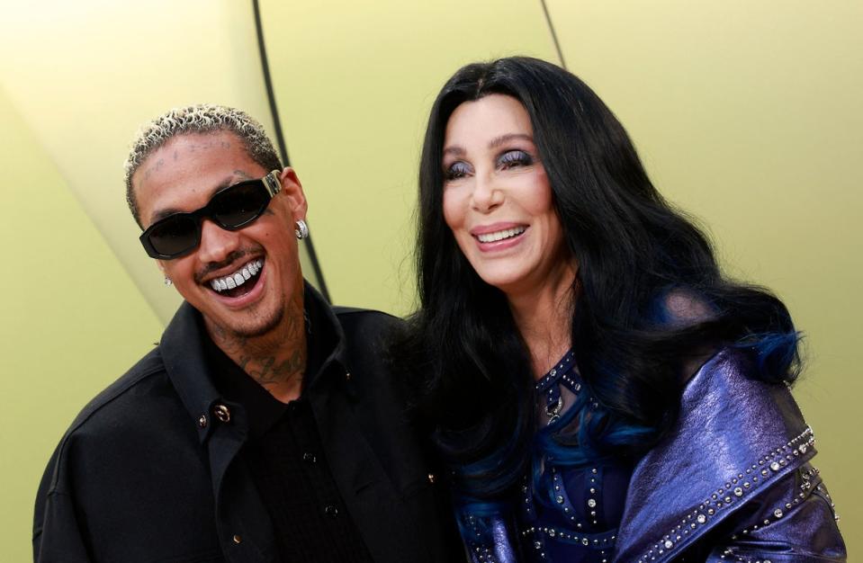 Cher and Alexander Edwards were first linked in November (AFP via Getty Images)