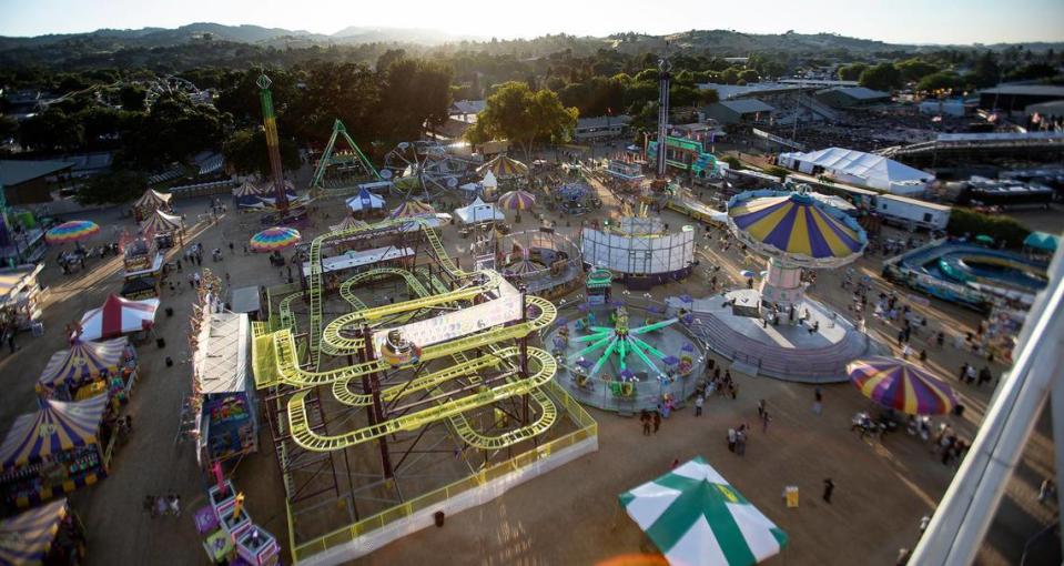 The Mid-State Fair carnival rides are one of the best attraction for fair-goers.
