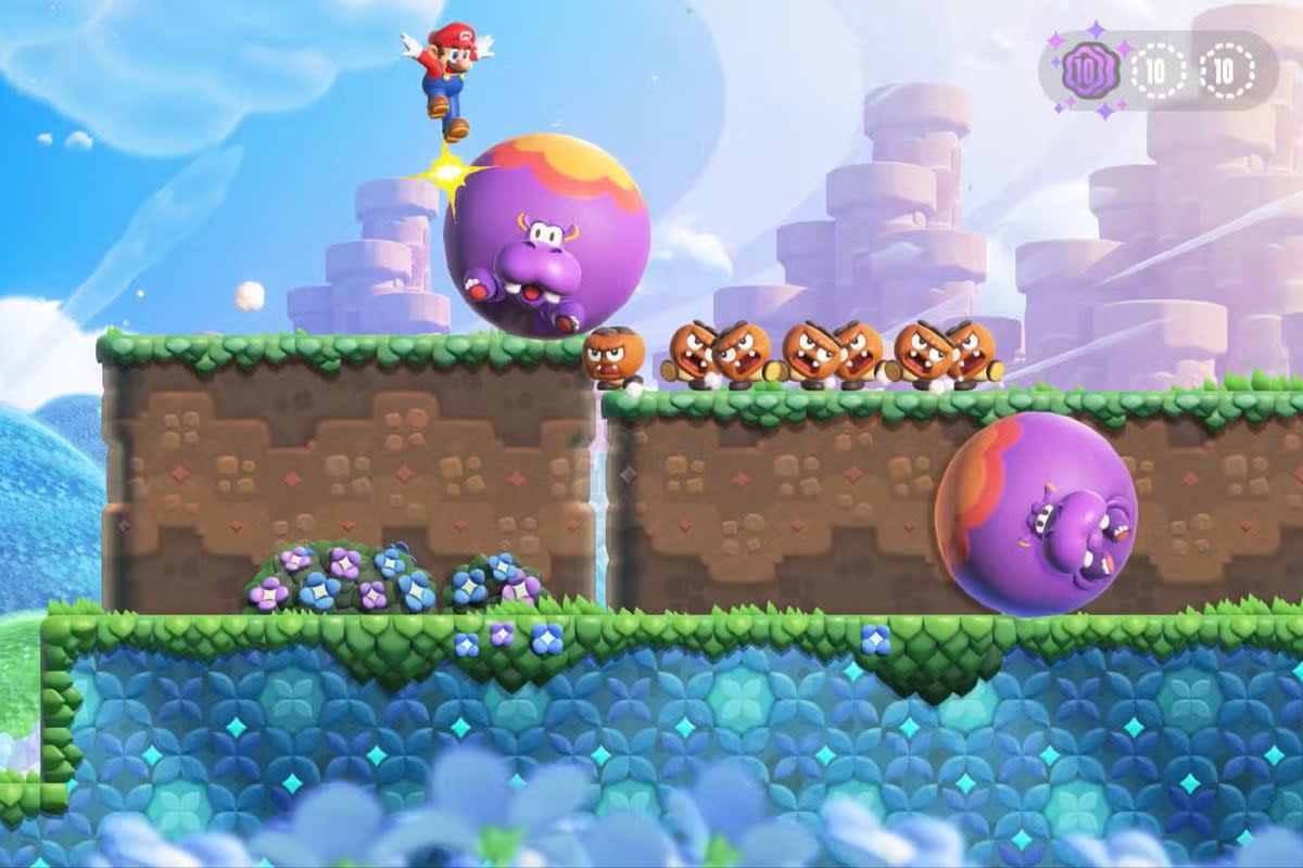 Super Mario Bros. Wonder is the first side-scrolling Mario game since 2012 (Nintendo)