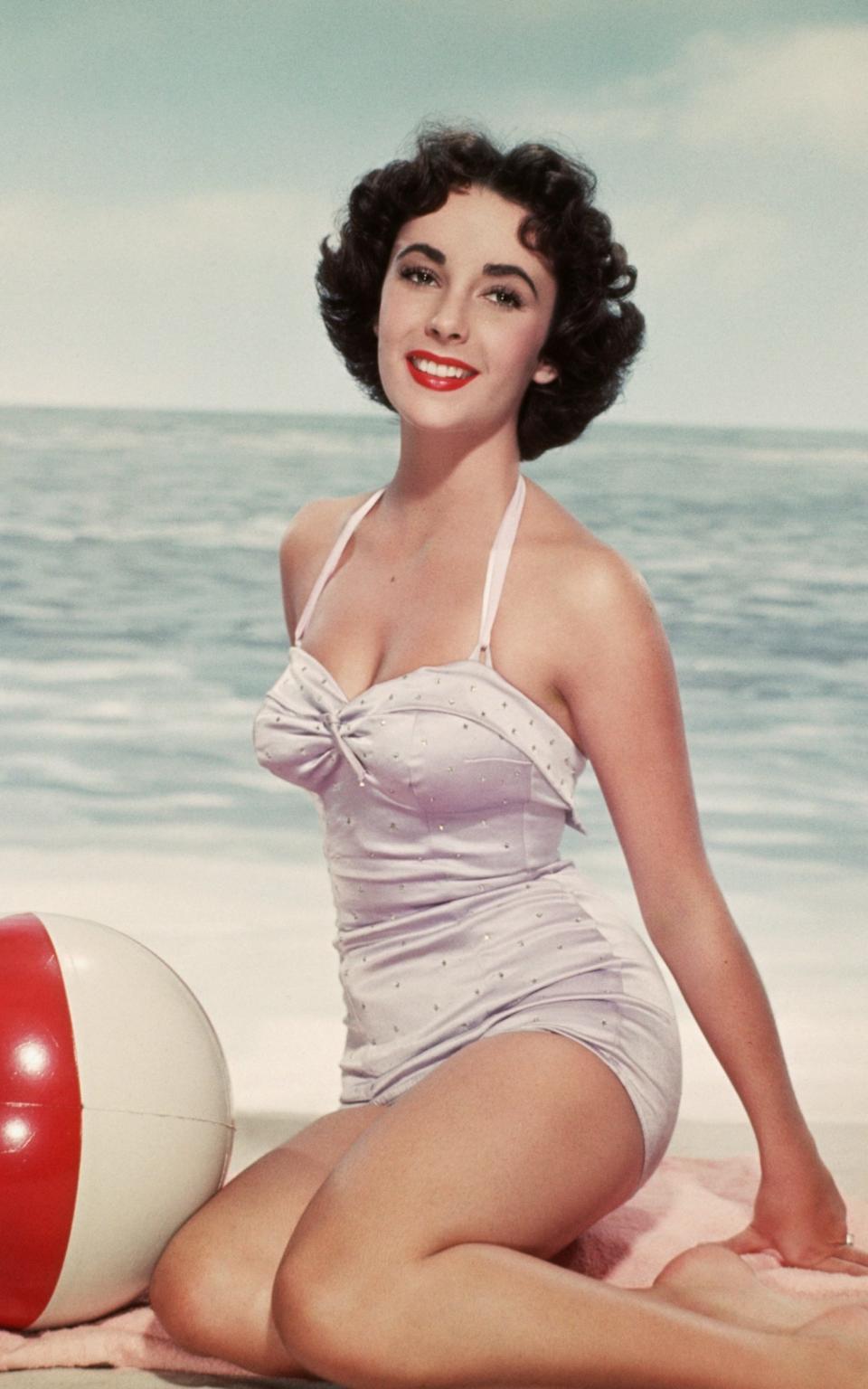 Elizabeth Taylor in a Bathing Suit