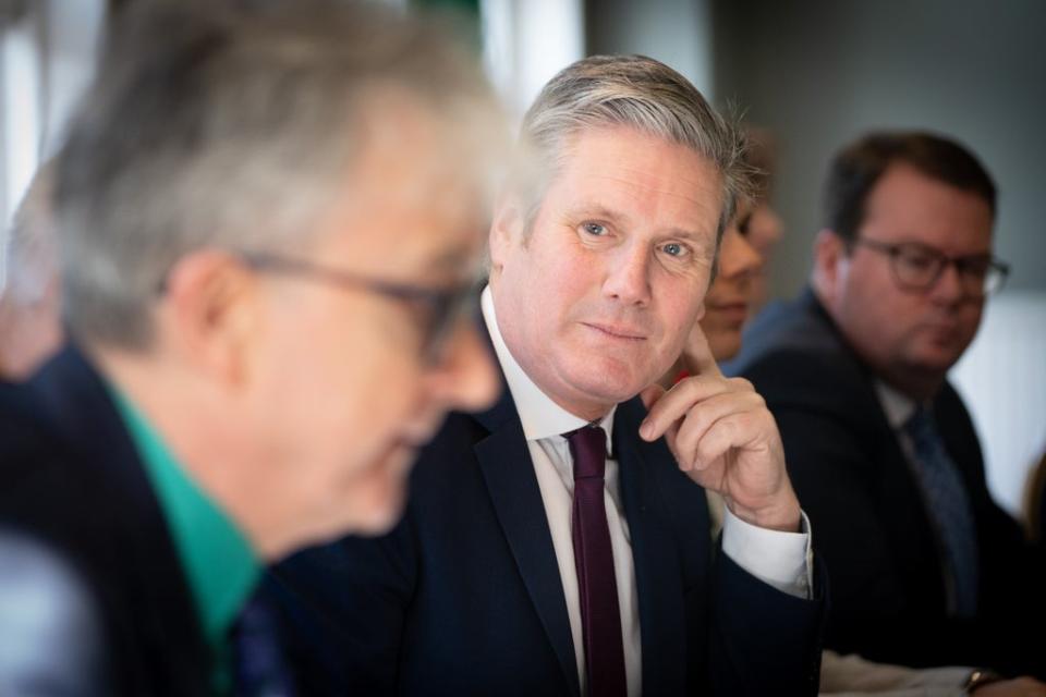 Labour leader Keir Starmer attends the Labour Party Irish Society Annual St Patrick’s Day reception at the London Irish Centre. (Stefan Rousseau/PA) (PA Wire)