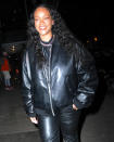 <p>Rihanna is glowing after leaving dinner with boyfriend A$AP Rocky at N.Y.C. hotspot Carbone on Jan. 20.</p>