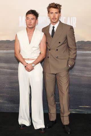 <p>Amy Sussman/Getty</p> Barry Keoghan and Austin Butler