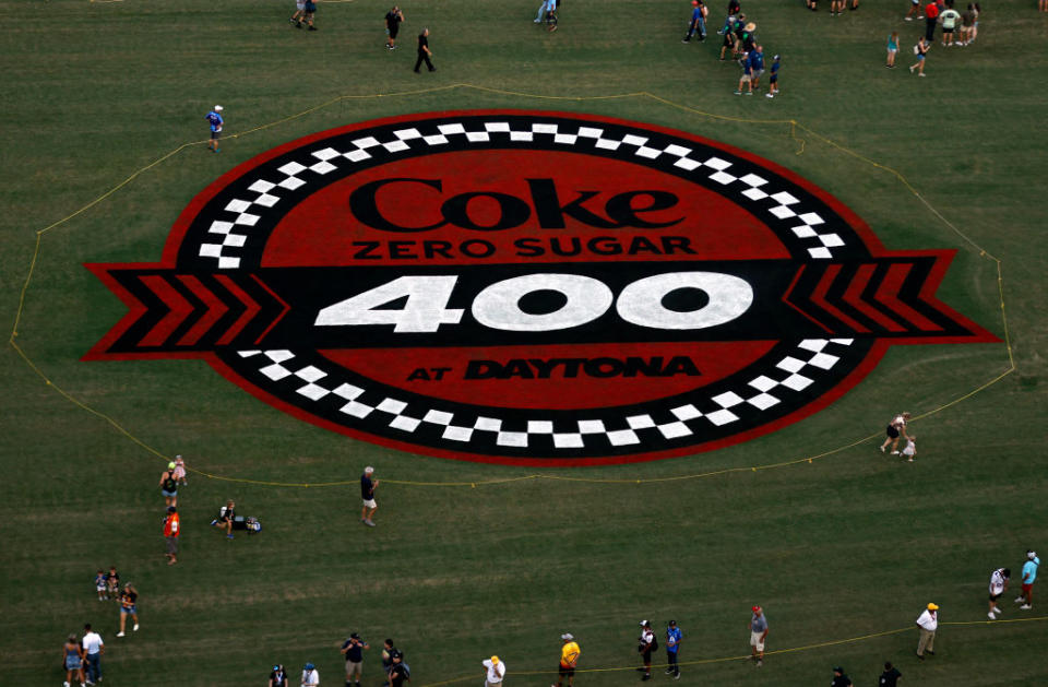 Coca-Cola Zero Werbung bei einem Sportevent. - Copyright: Sean Gardner, Getty-Images