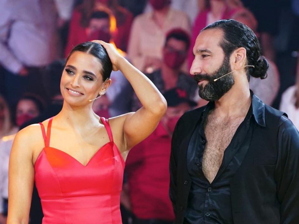 Amira Pocher und Massimo Sinató sind bei "Let's Dance" ausgeschieden. (Bild: RTL / Guido Engels)