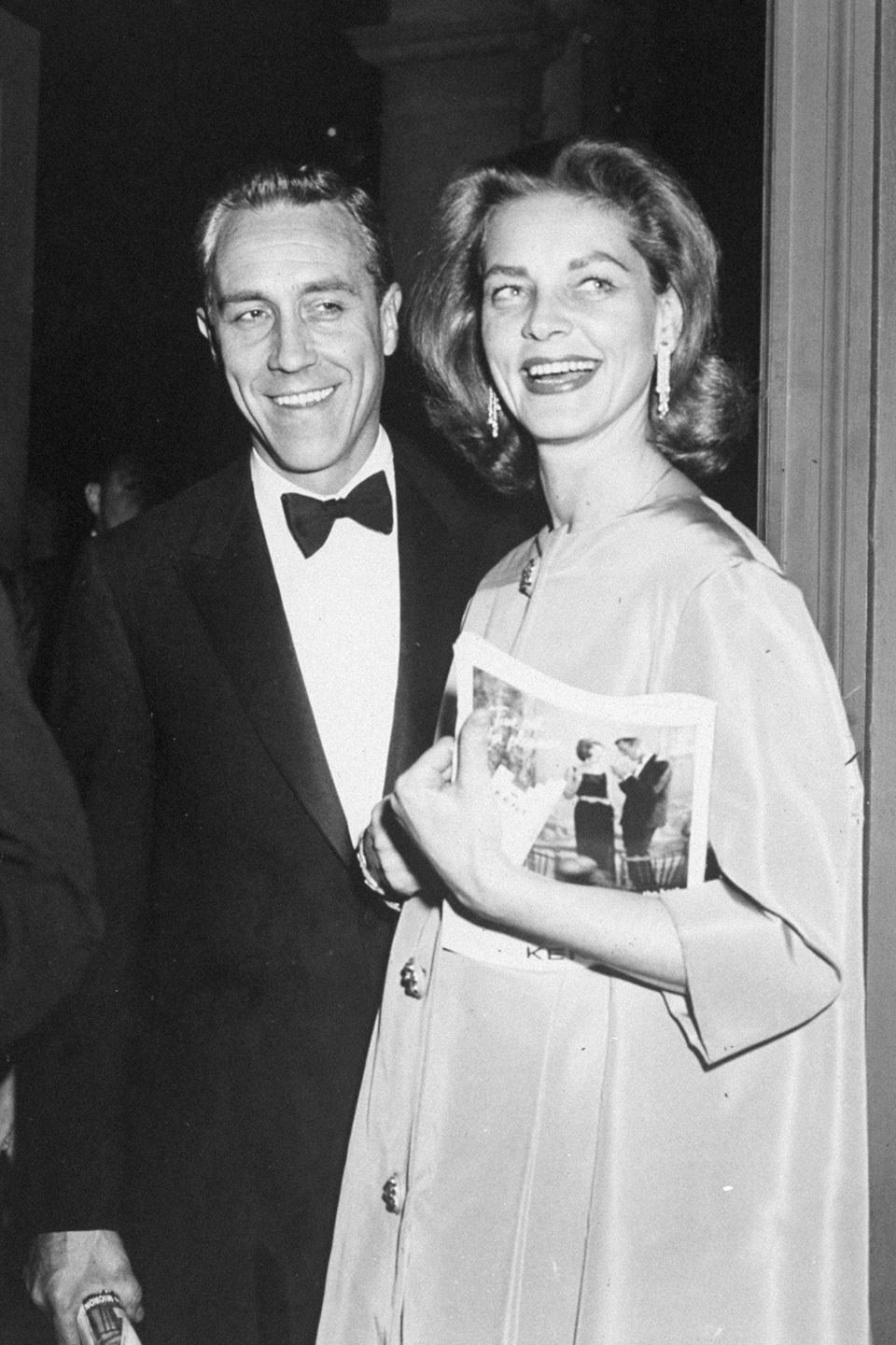 Lauren Bacall and Jason Robards