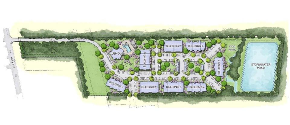 Hawthorne Residential Acquisition, LLC. is proposing to brings more than 100 apartments to Burgaw for a project near U.S. 117 Bypass South.