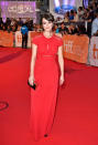 Heather Lind: Heather Lind, who appears alongside Naomi Watts and Jake Gyllenhaal in “Demolition,” looked red hot in a gorgeous floor-length gown. 