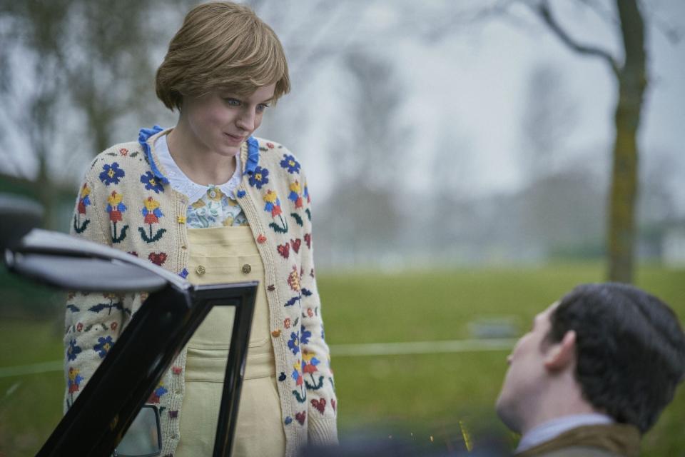 Emma Corrin as Princess Diana, The Crown season 4