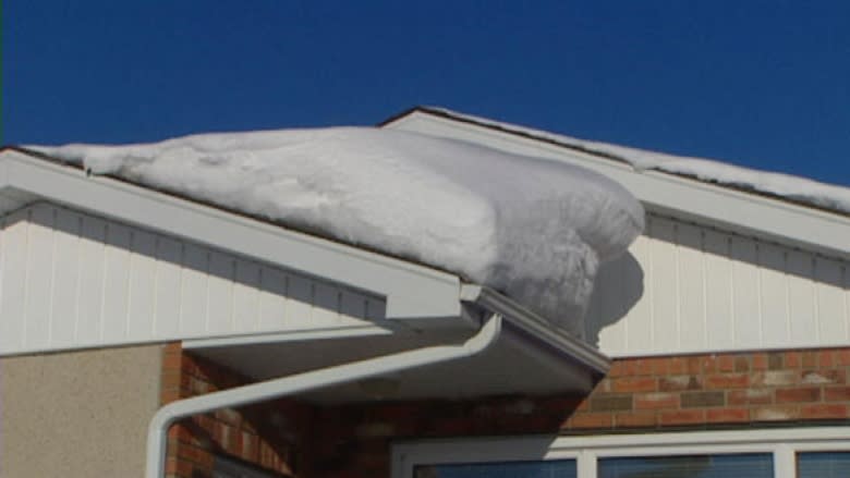 Heavy rain coupled with melting snow could spell roof trouble