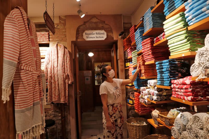 Traditional Turkish baths reopen following the coronavirus disease (COVID-19) outbreak in Istanbul