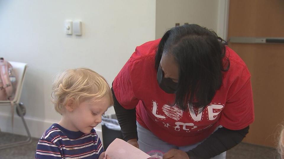 Volunteers of all ages create messages of love and hope and deliver the cards to people in the community who have few friends and family.