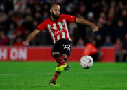 Soccer Football - FA Cup Third Round Replay - Southampton v Derby County - St Mary's Stadium, Southampton, Britain - January 16, 2019 Southampton's Nathan Redmond misses a penalty during a penalty shootout Action Images via Reuters/Andrew Couldridge