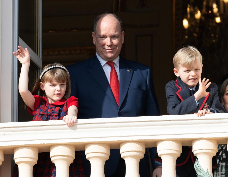 Princess Gabriella of Monaco, Prince Albert II of Monaco,  Prince Jacques of Monaco