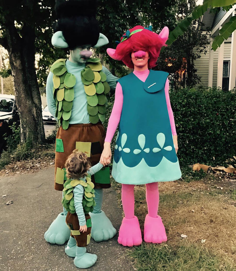 Justin Timberlake and Jessica Biel's Trolls Costume