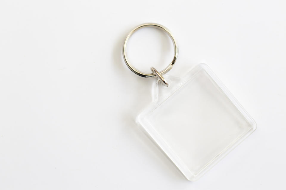 blank keychain