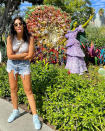 <p>The <i>Encanto </i>star channeled her inner Mirabel during a trip to Disneyland on Thursday. Posing in front of a floral replica of the <em>Encanto</em> character, Isabela Madrigal, the actress joked, "Señorita Perfecta 🙄," in a caption on <a href="https://www.instagram.com/p/Cj8iq4WvIch/" rel="nofollow noopener" target="_blank" data-ylk="slk:Instagram;elm:context_link;itc:0;sec:content-canvas" class="link ">Instagram</a>.</p>