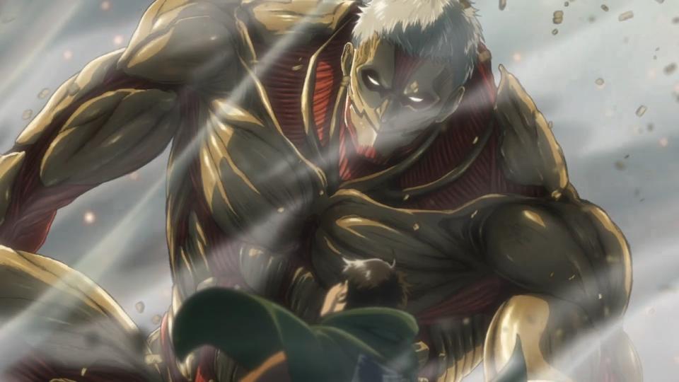 The Armored Titan in Attack on Titan.