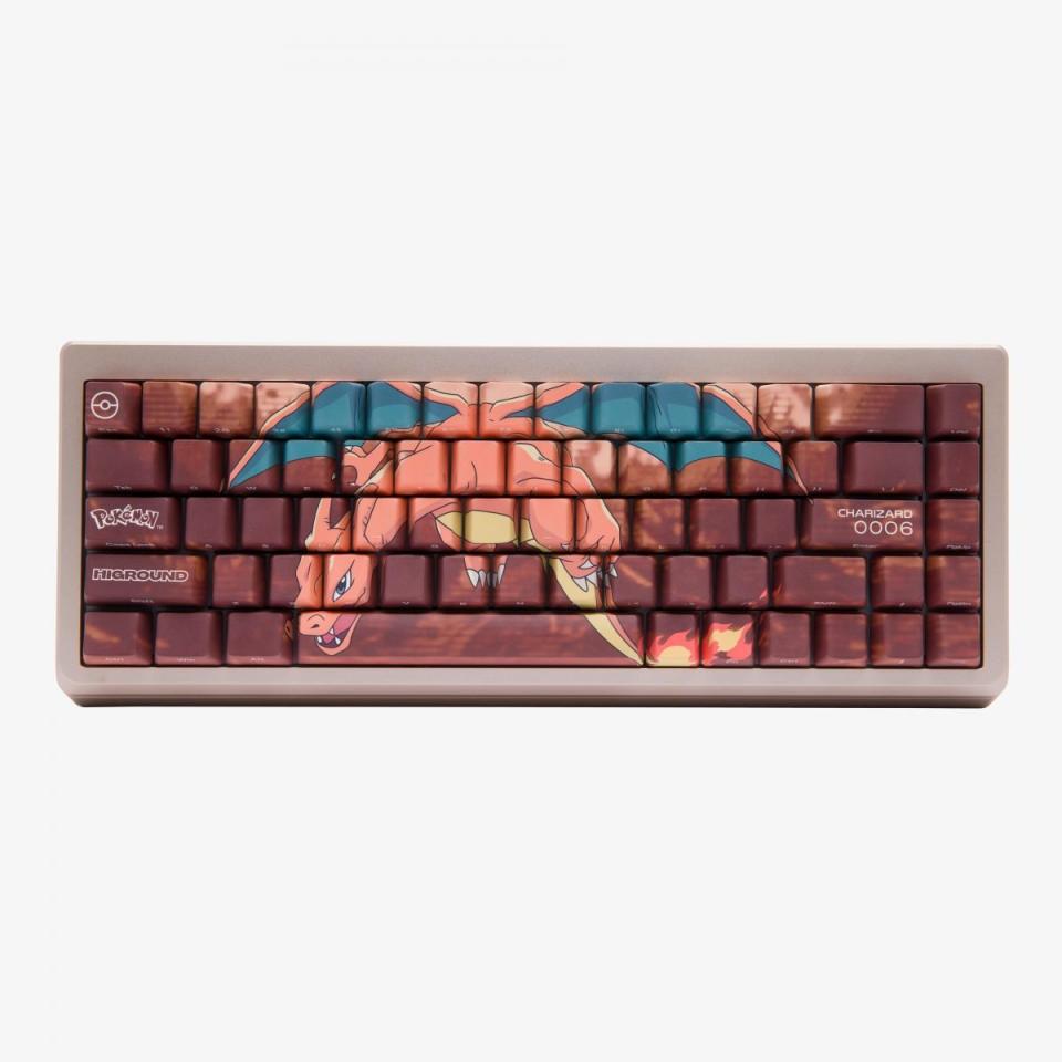 highround pokemon keyboard charizard