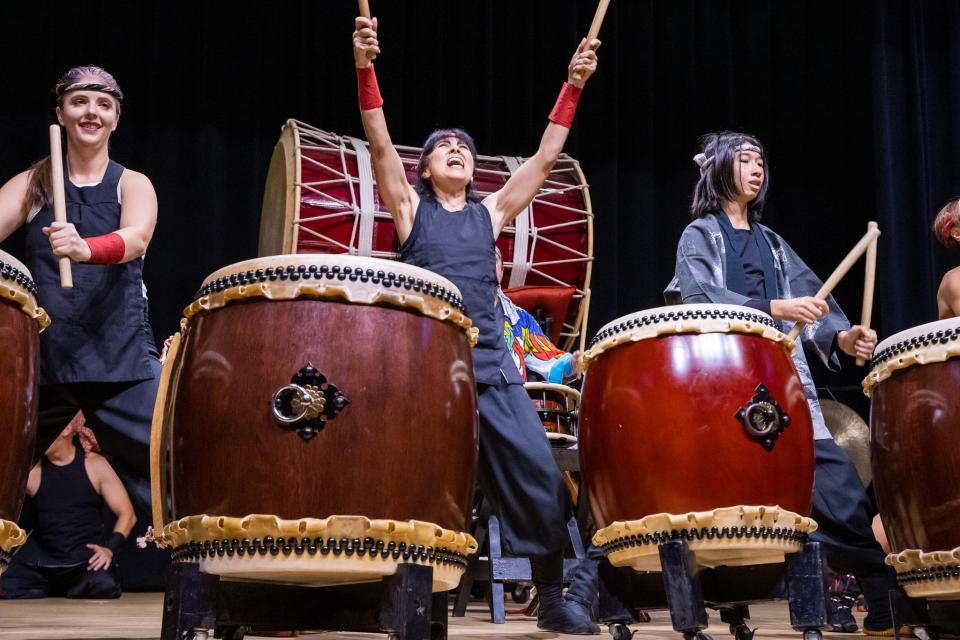 There will be four taiko performances by Fushu Daiko on both Saturday, Aug. 12 and Sunday, Aug. 13 at Morikami Museum and Japanese Gardens.