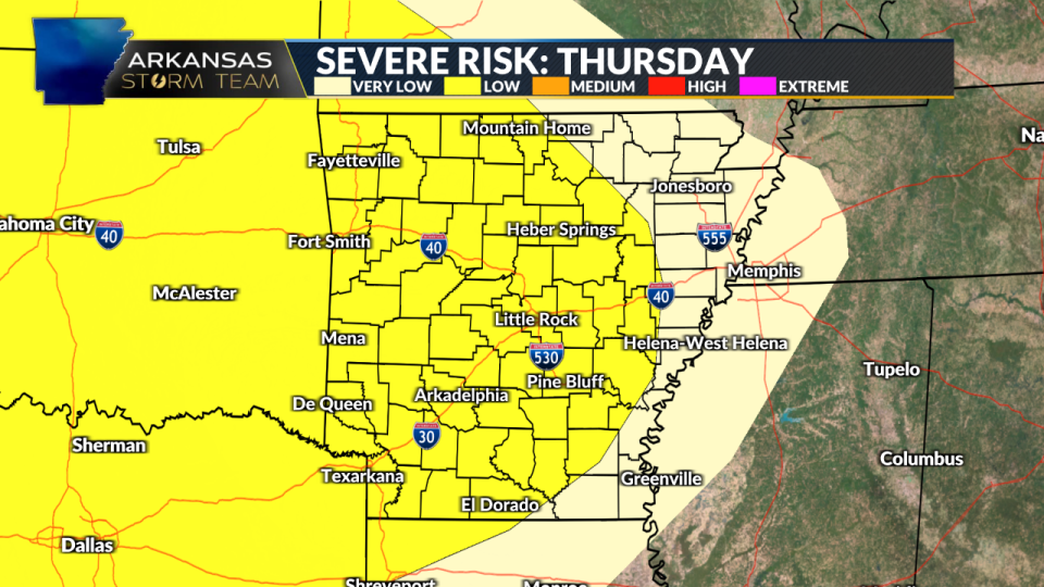 Severe risk Thursday