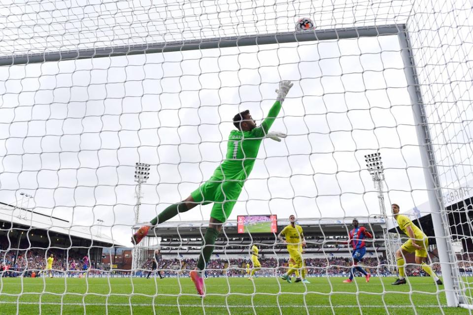 David Raya’s save kept the score level (Getty Images)