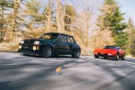 <p>Lancia Stratos and the Renault 5 Turbo II</p>