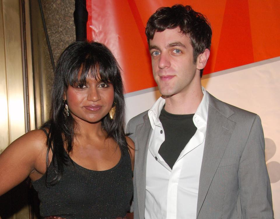 A close-up of Mindy and BJ