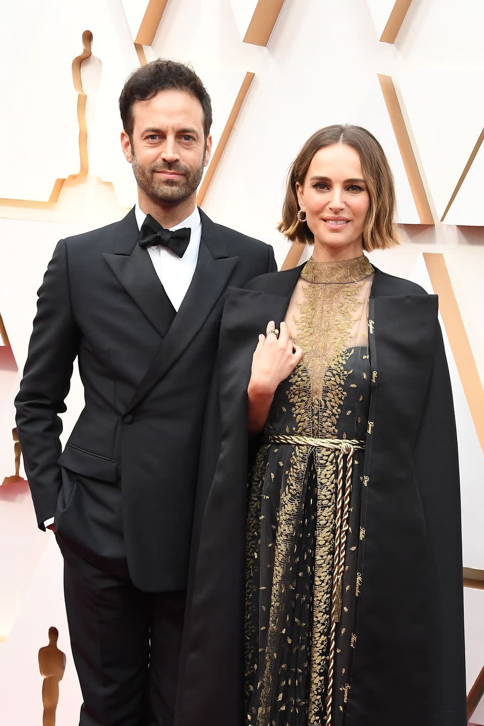 hollywood, california february 09 benjamin millepied and natalie portman r attends the 92nd annual academy awards at hollywood and highland on february 09, 2020 in hollywood, california photo by steve granitzwireimage