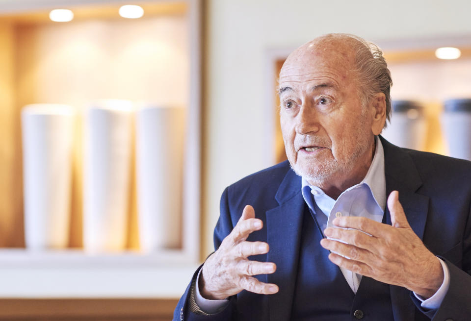 Blatter n’aime pas le Mondial à 48 (AFP).