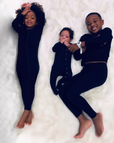 <p>Ciara/Instagram</p> Sister Sienna, 6, joined the mix after in the cute video