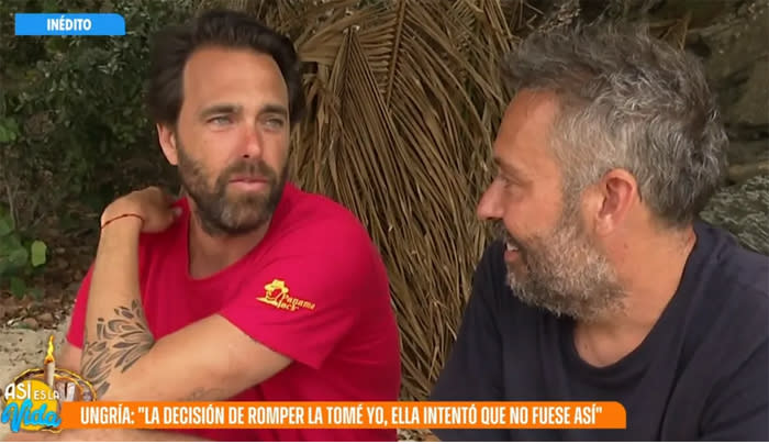 Javier Ungría y Kike Calleja en Supervivientes